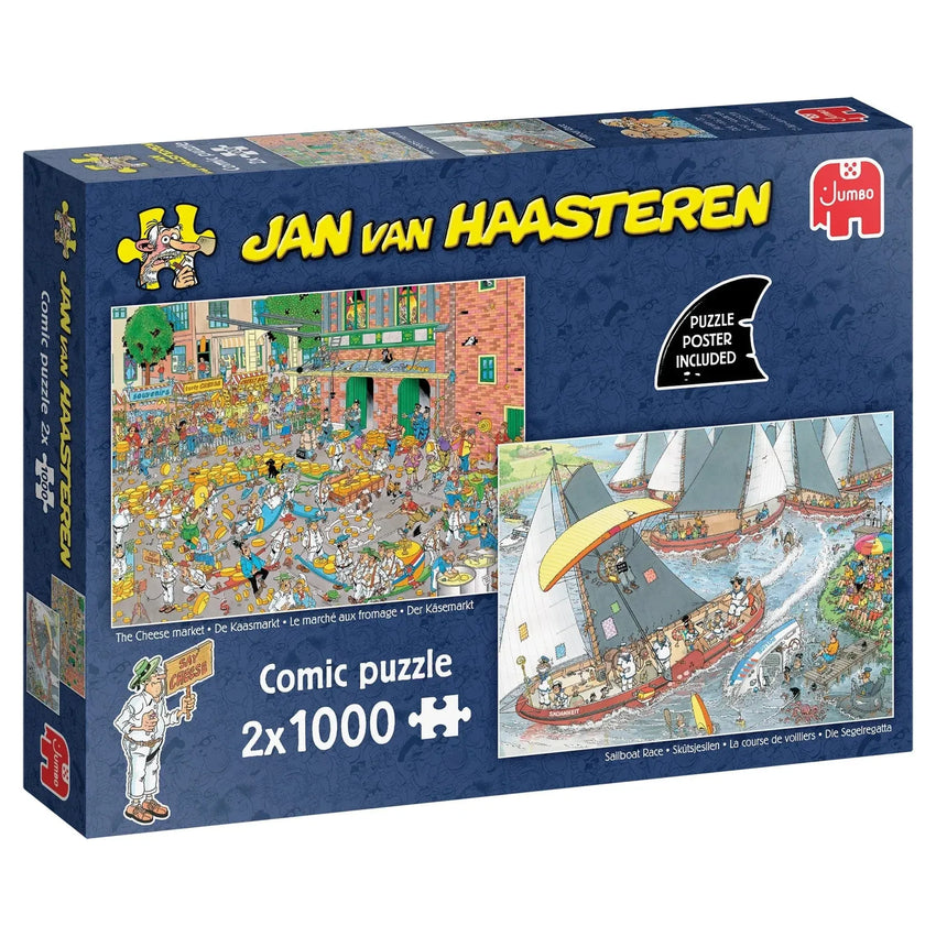 Jan van Haasteren - Dutch Traditions, 2 x 1000-Universalios dėlionės-Brain Games LT