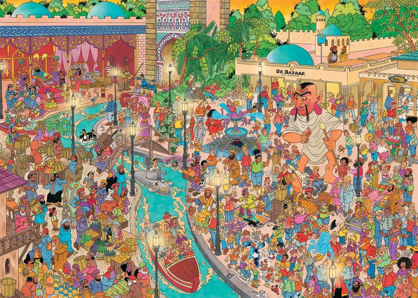 Jan van Haasteren - Efteling Fata Morgana, 1000-Universalios dėlionės-Brain Games LT