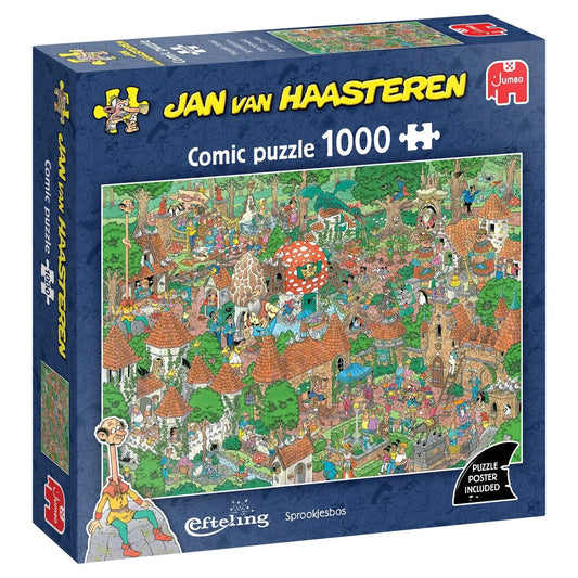 Jan van Haasteren - Efteling Sprookjesbos, 1000-Universalios dėlionės-Brain Games LT