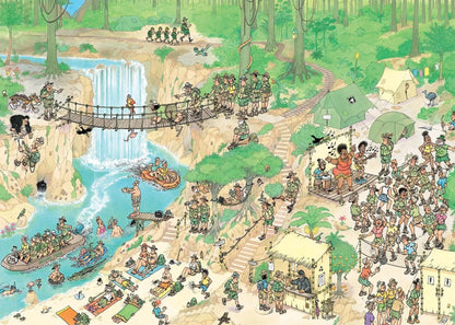 Jan van Haasteren - Jungle Tour, 1000-Universalios dėlionės-Brain Games LT