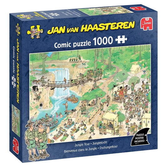 Jan van Haasteren - Jungle Tour, 1000-Universalios dėlionės-Brain Games LT