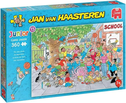 Jan van Haasteren Junior 15 - Class Photo, 360-Vaikiškos dėlionės-Brain Games LT
