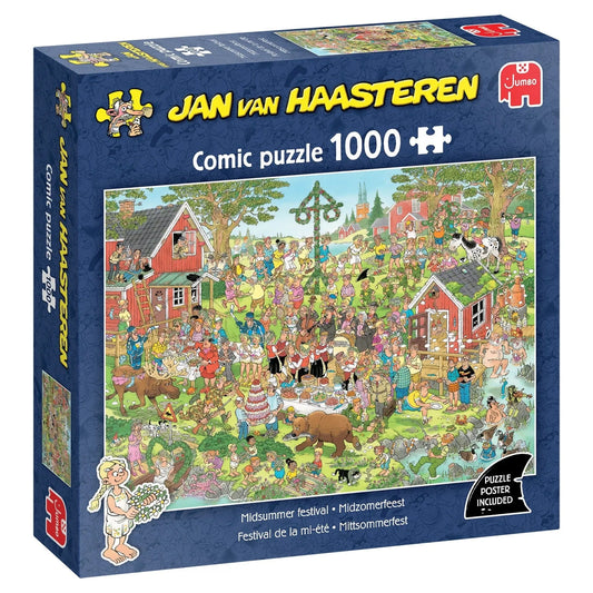 Jan van Haasteren - Midsummer festival, 1000-Universalios dėlionės-Brain Games LT