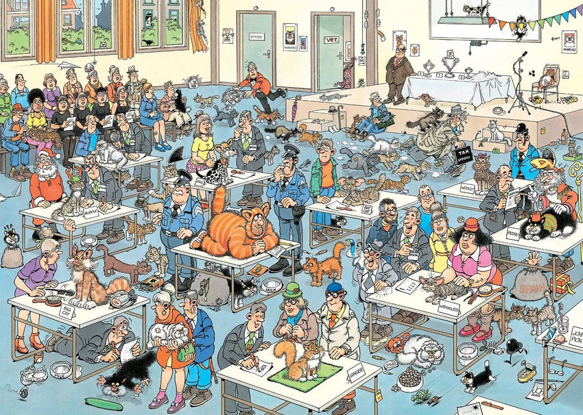 Jan van Haasteren The cat pageantry, 1000-Universalios dėlionės-Brain Games LT