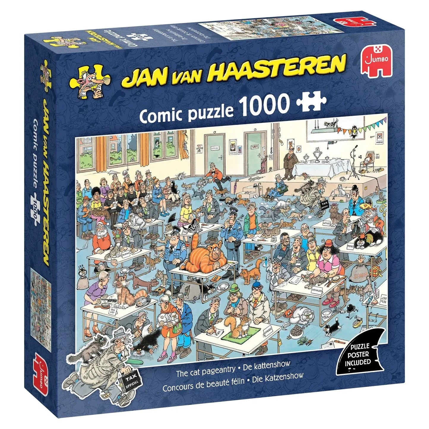 Jan van Haasteren The cat pageantry, 1000-Universalios dėlionės-Brain Games LT
