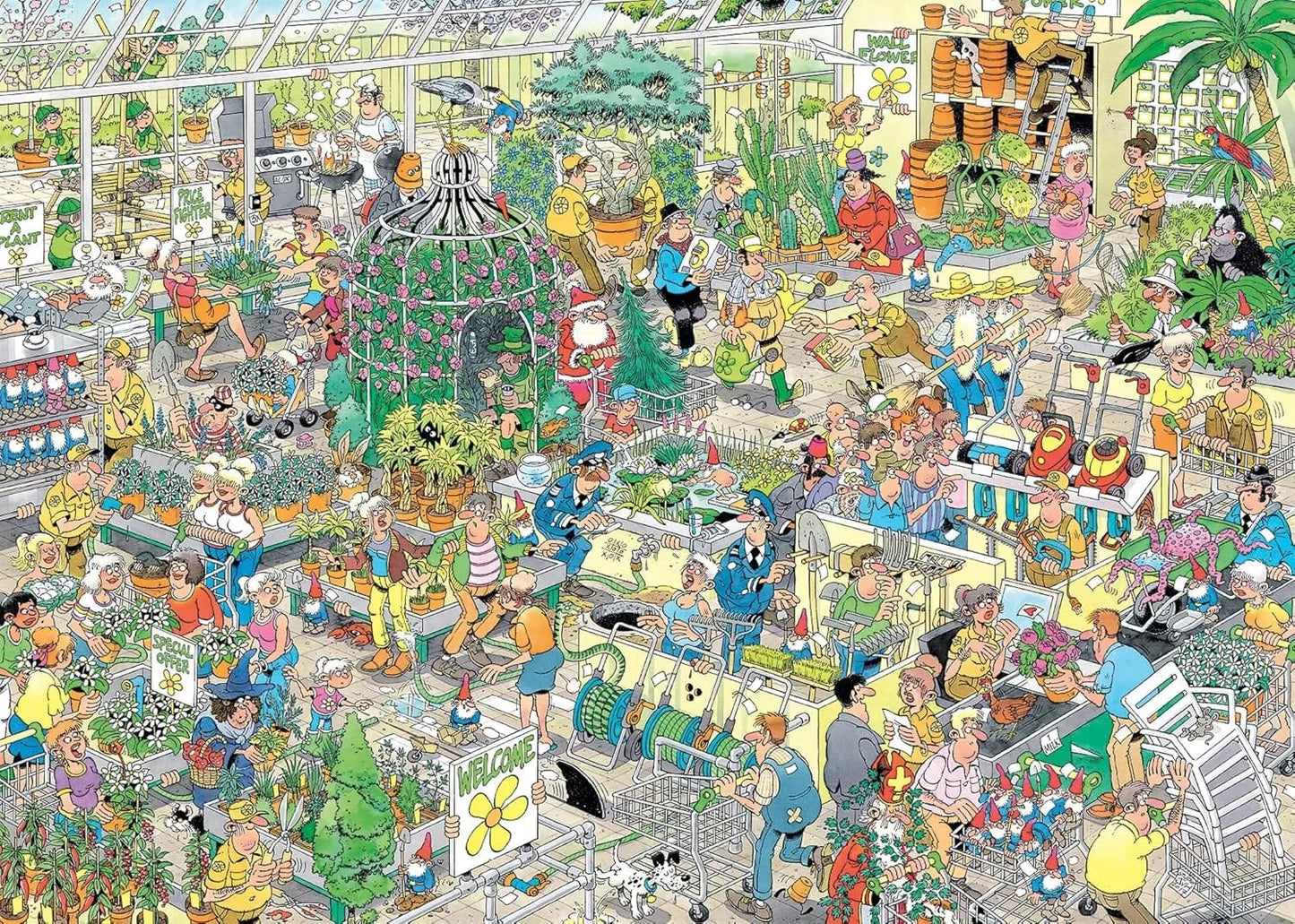 Jumbo Universalios dėlionės Jan van Haasteren - The Garden Centre, 1000