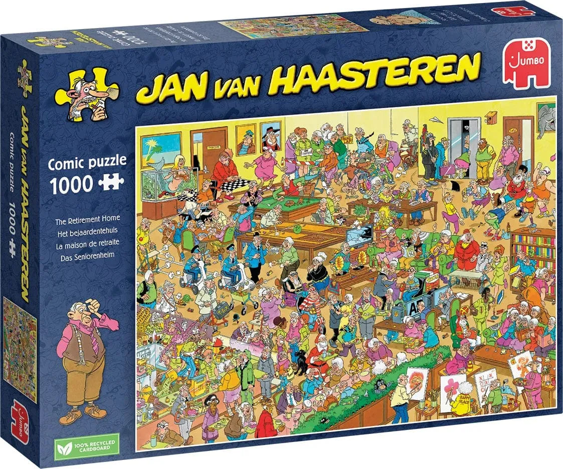 Jan van Haasteren - The Retirement Home, 1000-Universalios dėlionės-Brain Games LT