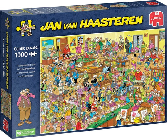 Jan van Haasteren - The Retirement Home, 1000-Universalios dėlionės-Brain Games LT