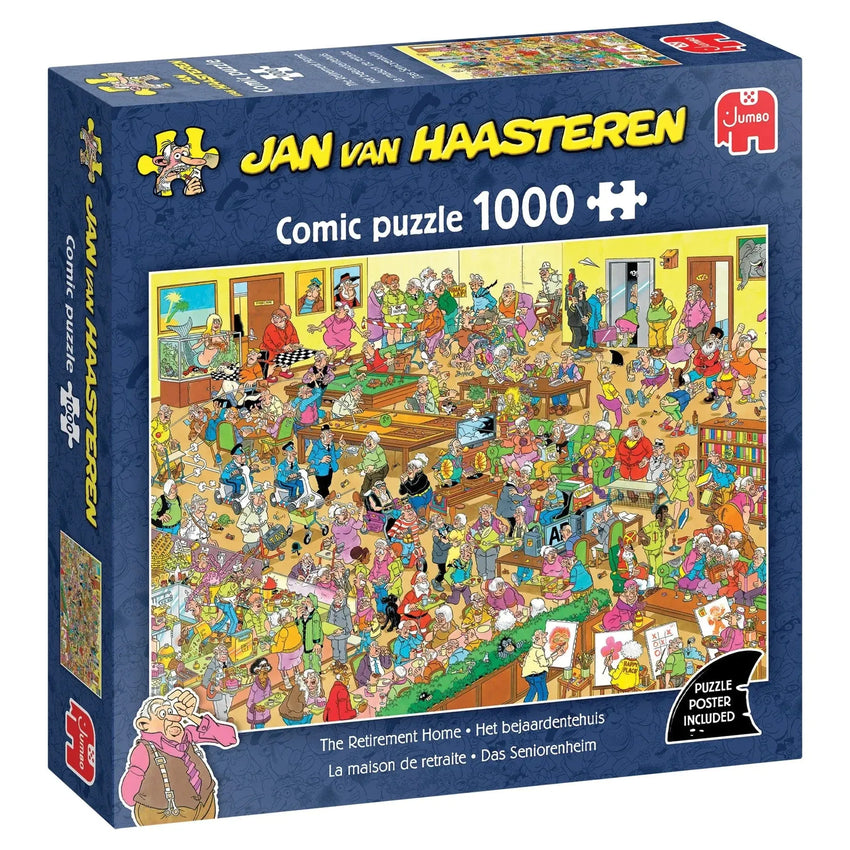 Jan van Haasteren - The Retirement Home, 1000-Universalios dėlionės-Brain Games LT