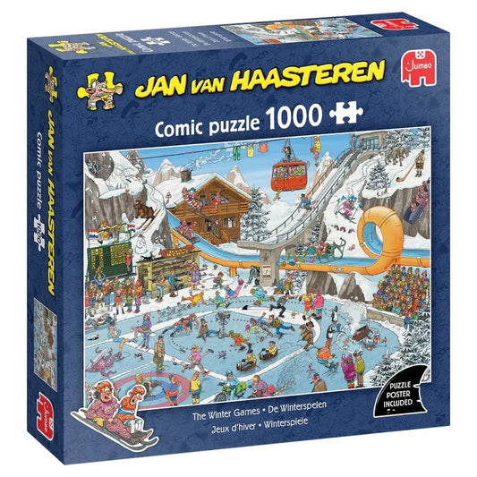 Jan van Haasteren - The Winter Games, 1000-Universalios dėlionės-Brain Games LT