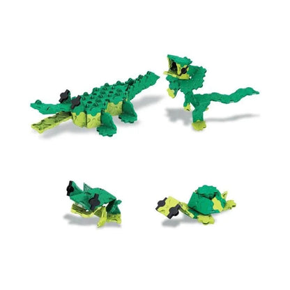 Japoniškas konstruktorius LaQ „Animal World Alligator“-Konstruktoriai-Brain Games LT