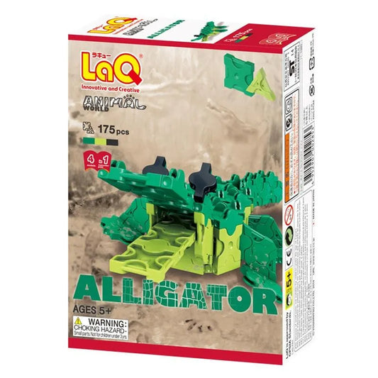 Japoniškas konstruktorius LaQ „Animal World Alligator“-Konstruktoriai-Brain Games LT