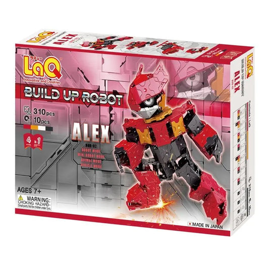 Japoniškas konstruktorius LaQ „Buildup Robot Alex"-Konstruktoriai-Brain Games LT
