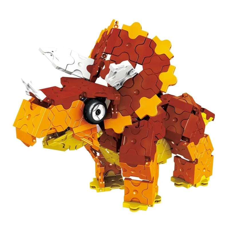 Japoniškas konstruktorius LaQ „Dinosaur World Triceratops & Pteranodon“-Konstruktoriai-Brain Games LT