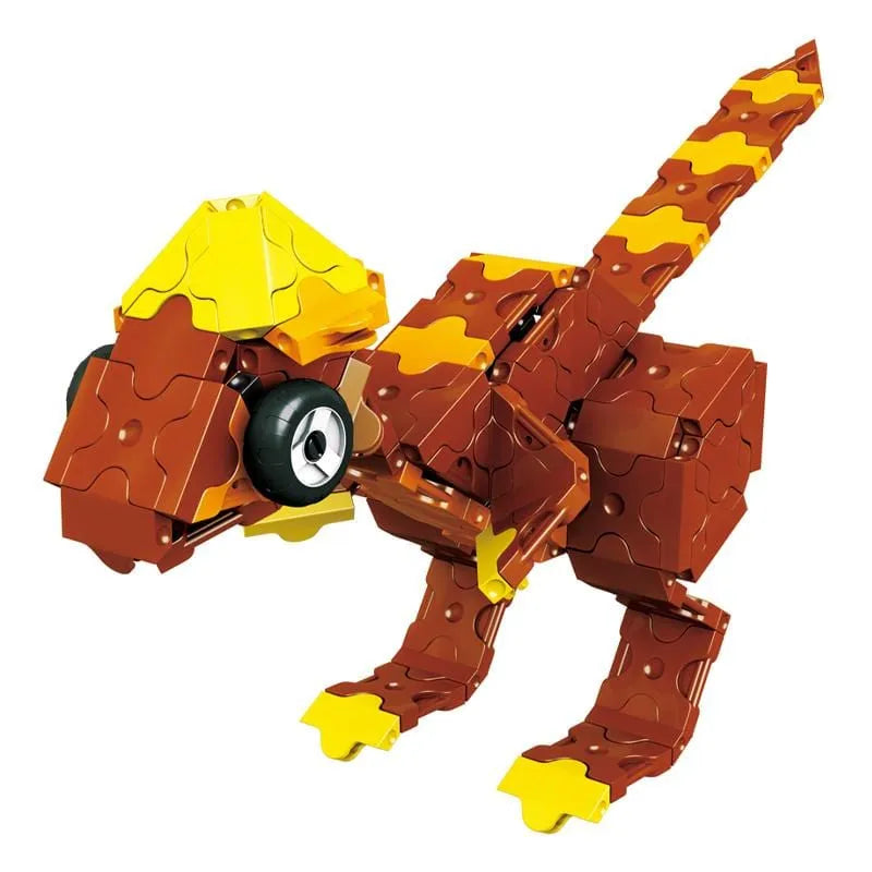 Japoniškas konstruktorius LaQ „Dinosaur World Triceratops & Pteranodon“-Konstruktoriai-Brain Games LT