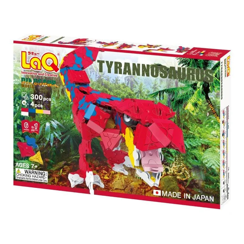 Japoniškas konstruktorius LaQ „Dinosaur World TYRANNOSAURUS“-Konstruktoriai-Brain Games LT
