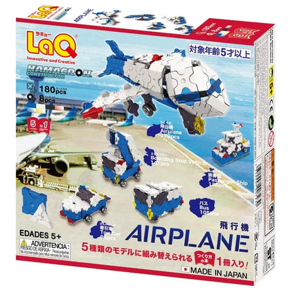 Japoniškas konstruktorius LaQ „Hamacron Constructor Airplane“-Konstruktoriai-Brain Games LT