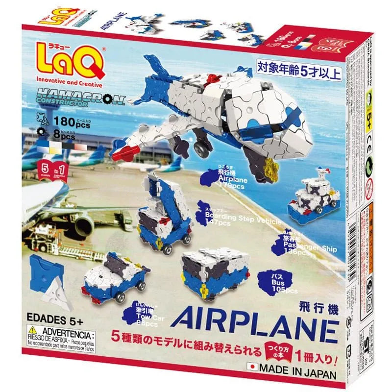 Japoniškas konstruktorius LaQ „Hamacron Constructor Airplane“-Konstruktoriai-Brain Games LT