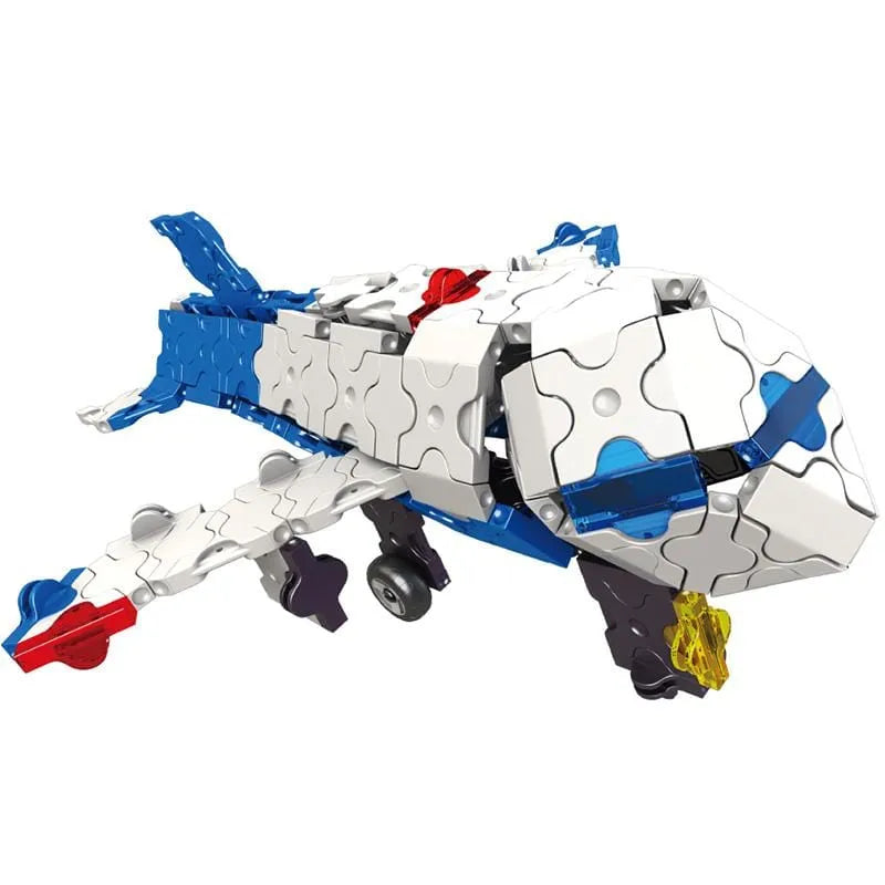 Japoniškas konstruktorius LaQ „Hamacron Constructor Airplane“-Konstruktoriai-Brain Games LT