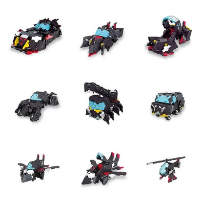 Japoniškas konstruktorius LaQ „Hamacron Constructor Black Racer“-Konstruktoriai-Brain Games LT