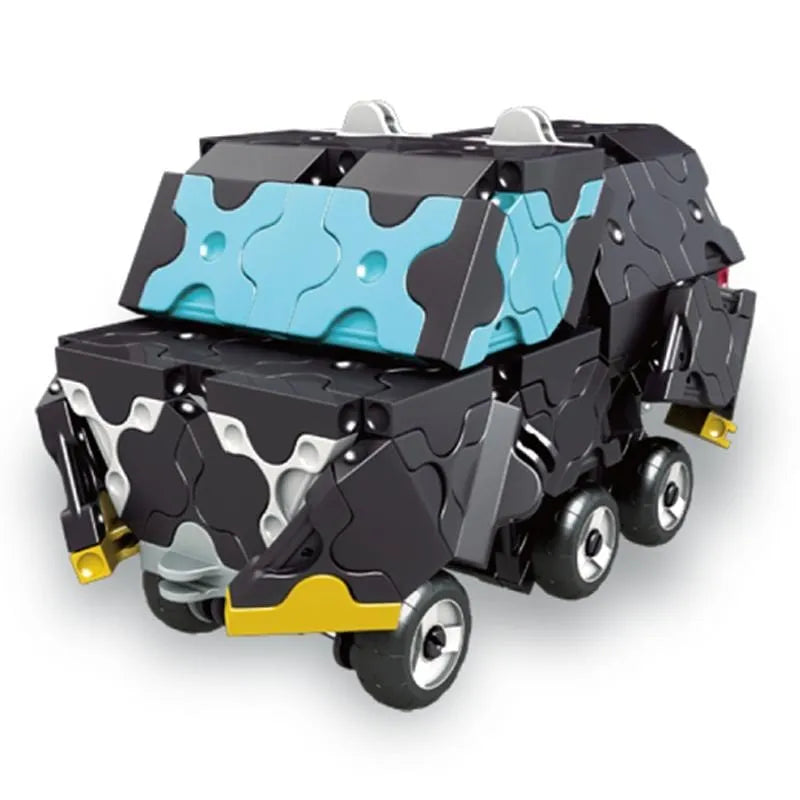 Japoniškas konstruktorius LaQ „Hamacron Constructor Black Racer“-Konstruktoriai-Brain Games LT