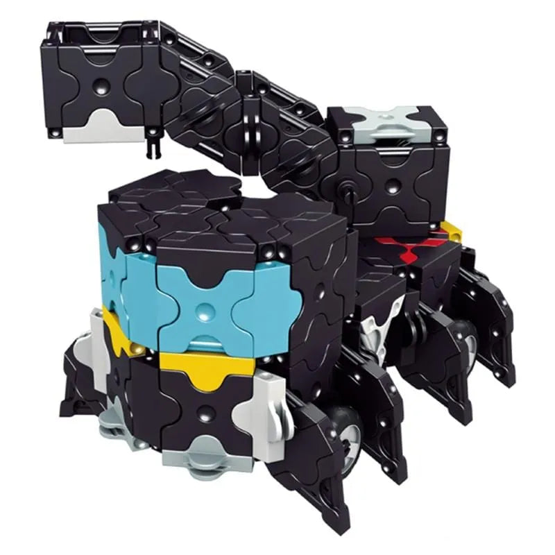 Japoniškas konstruktorius LaQ „Hamacron Constructor Black Racer“-Konstruktoriai-Brain Games LT
