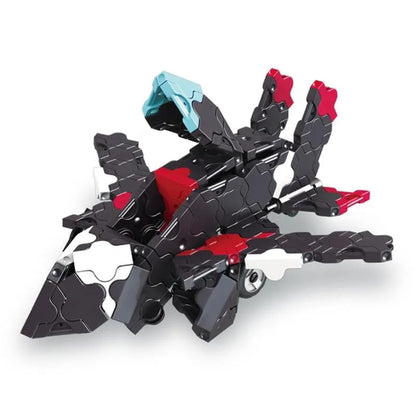 Japoniškas konstruktorius LaQ „Hamacron Constructor Black Racer“-Konstruktoriai-Brain Games LT