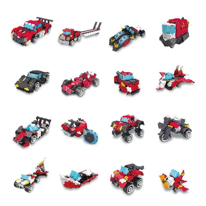 Japoniškas konstruktorius LaQ „Hamacron Constructor Speed Wheels“-Konstruktoriai-Brain Games LT