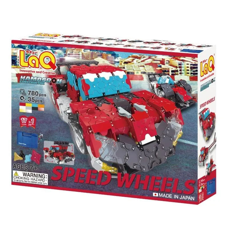 Japoniškas konstruktorius LaQ „Hamacron Constructor Speed Wheels“-Konstruktoriai-Brain Games LT