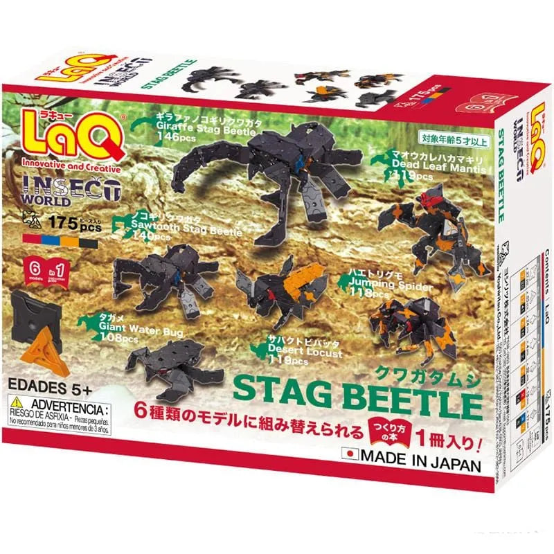 Japoniškas konstruktorius LaQ „Insect World Stag Beetle“-Konstruktoriai-Brain Games LT