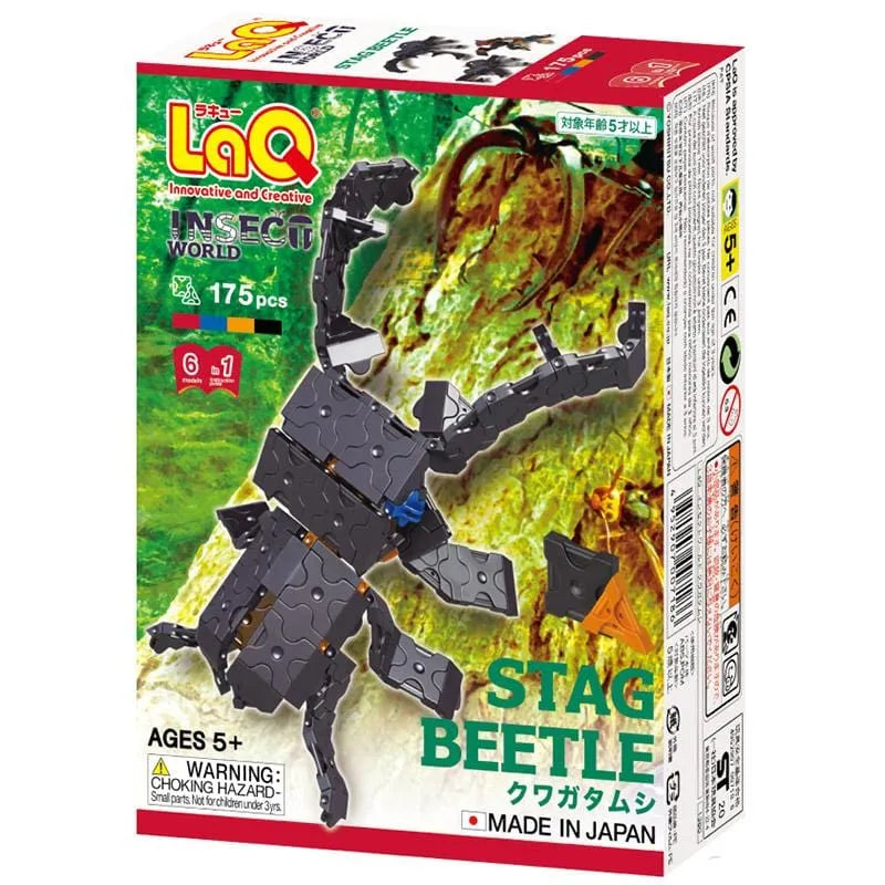 Japoniškas konstruktorius LaQ „Insect World Stag Beetle“-Konstruktoriai-Brain Games LT