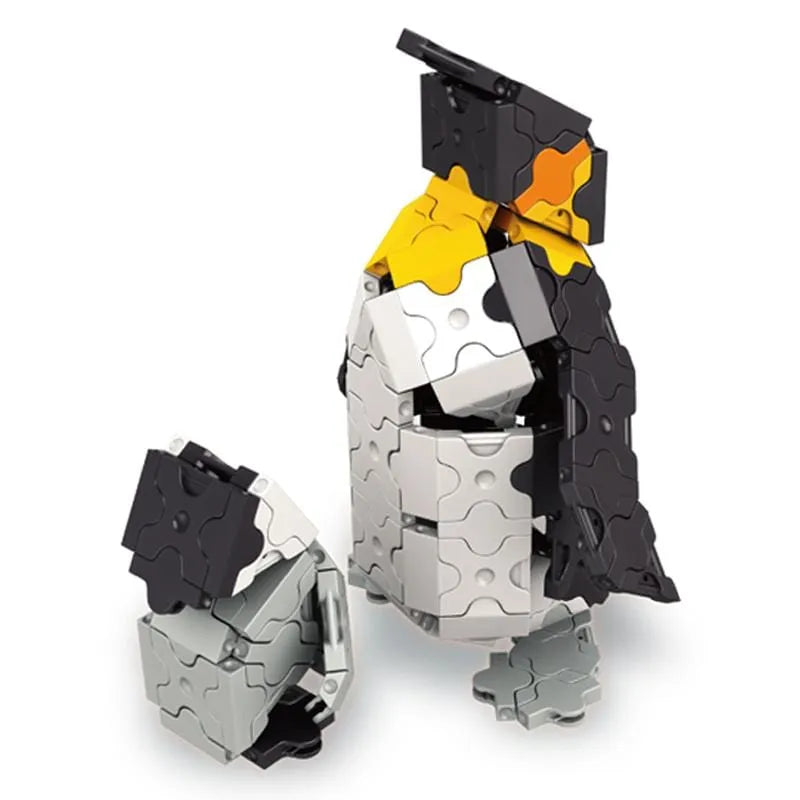 Japoniškas konstruktorius LaQ „Marine World Penguin“-Konstruktoriai-Brain Games LT