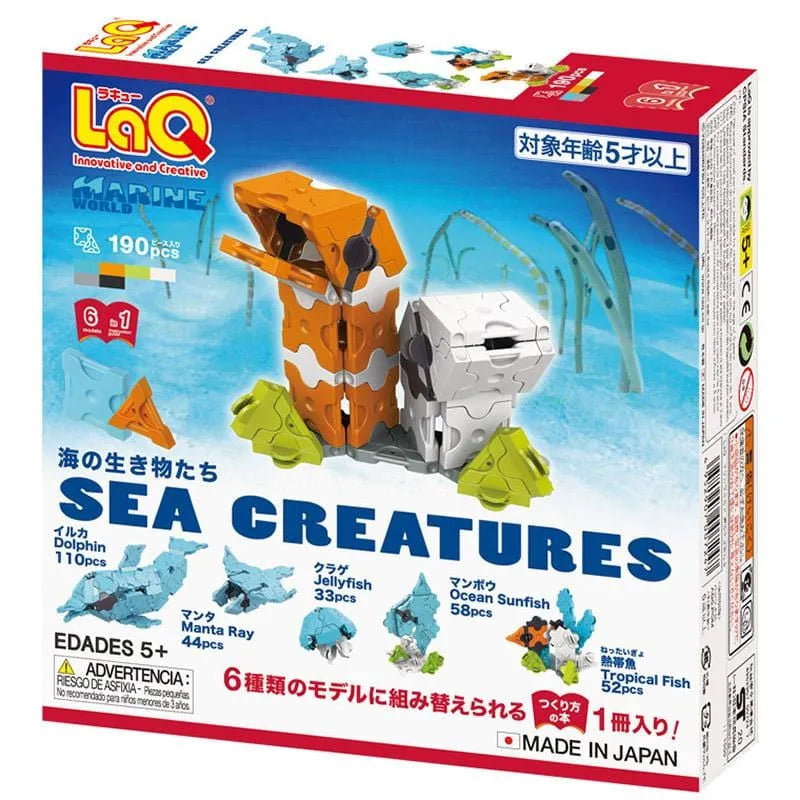 Japoniškas konstruktorius LaQ „Marine World Sea Creatures“-Konstruktoriai-Brain Games LT