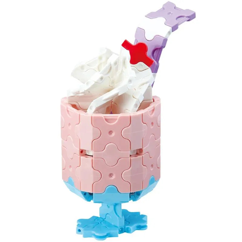 Japoniškas konstruktorius LaQ „Sweet Collection ICE CREAM WAGON“-Konstruktoriai-Brain Games LT