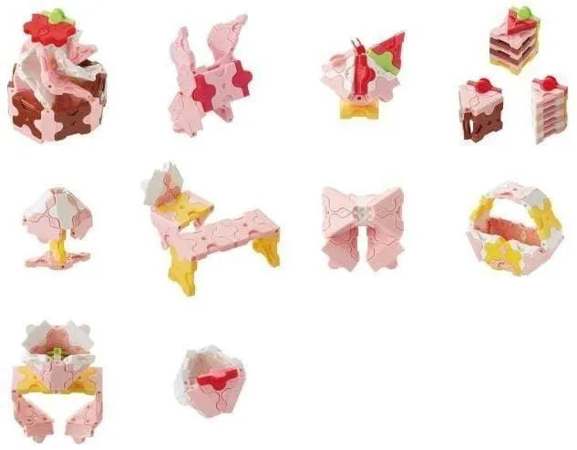 Japoniškas konstruktorius LaQ „Sweet Collection Mini Pink“-Konstruktoriai-Brain Games LT