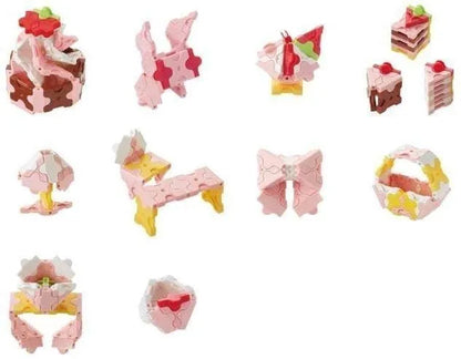 Japoniškas konstruktorius LaQ „Sweet Collection Mini Pink“-Konstruktoriai-Brain Games LT