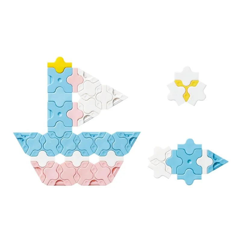 Japoniškas konstruktorius LaQ „Sweet Collection Mini Sky Blue“-Konstruktoriai-Brain Games LT