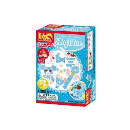 Japoniškas konstruktorius LaQ „Sweet Collection Mini Sky Blue“-Konstruktoriai-Brain Games LT