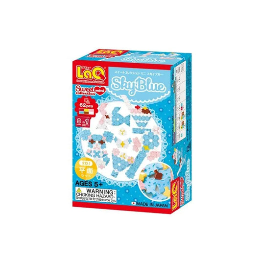 Japoniškas konstruktorius LaQ „Sweet Collection Mini Sky Blue“-Konstruktoriai-Brain Games LT