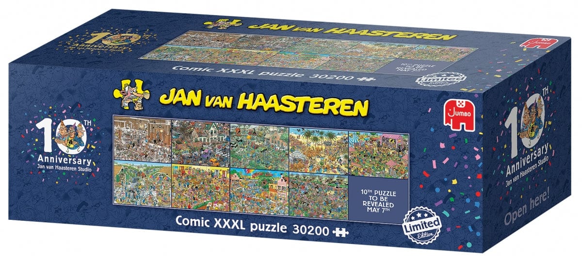 Jumbo Universalios dėlionės Jan Van Haasteren: 10th Anniversary XXXL, 30200