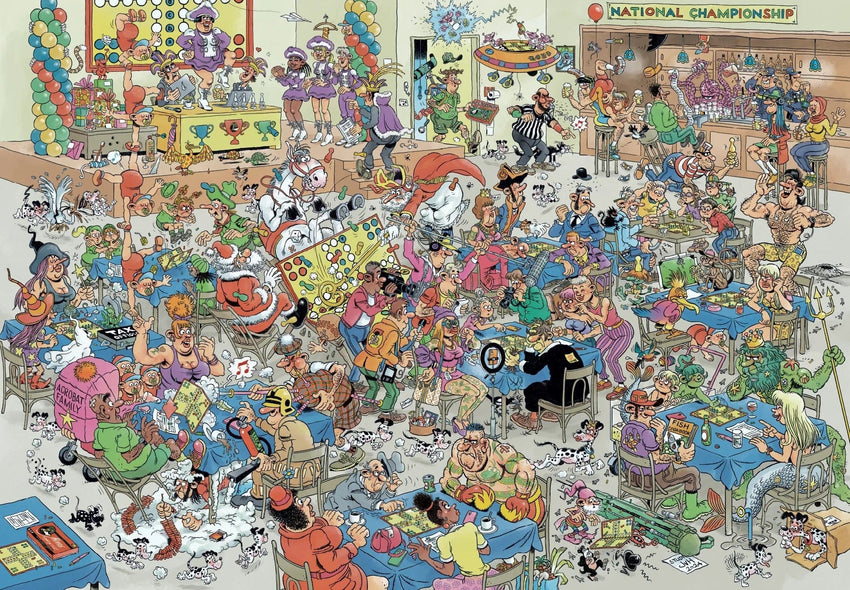 Jumbo Universalios dėlionės Jan van Haasteren - Ludo Battle, 2000