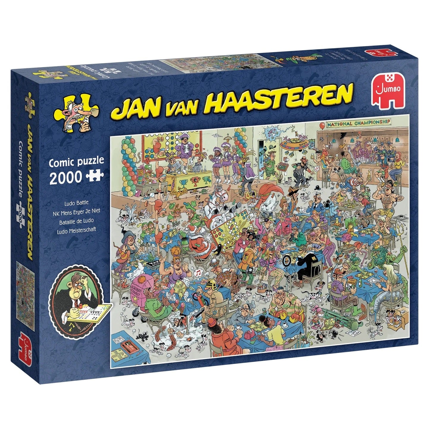 Jumbo Universalios dėlionės Jan van Haasteren - Ludo Battle, 2000