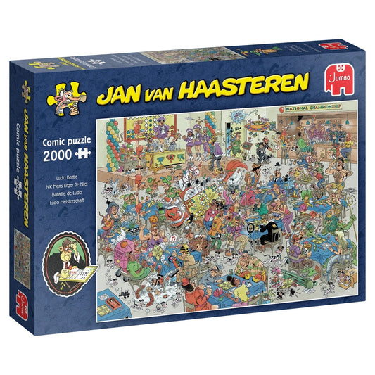 Jumbo Universalios dėlionės Jan van Haasteren - Ludo Battle, 2000