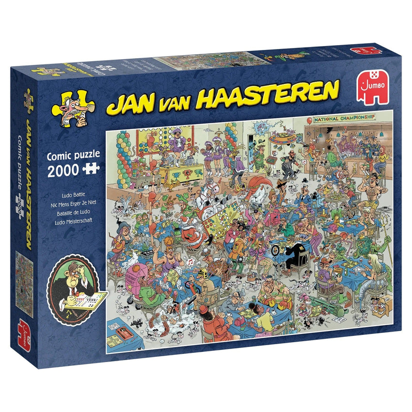 Jumbo Universalios dėlionės Jan van Haasteren - Ludo Battle, 2000