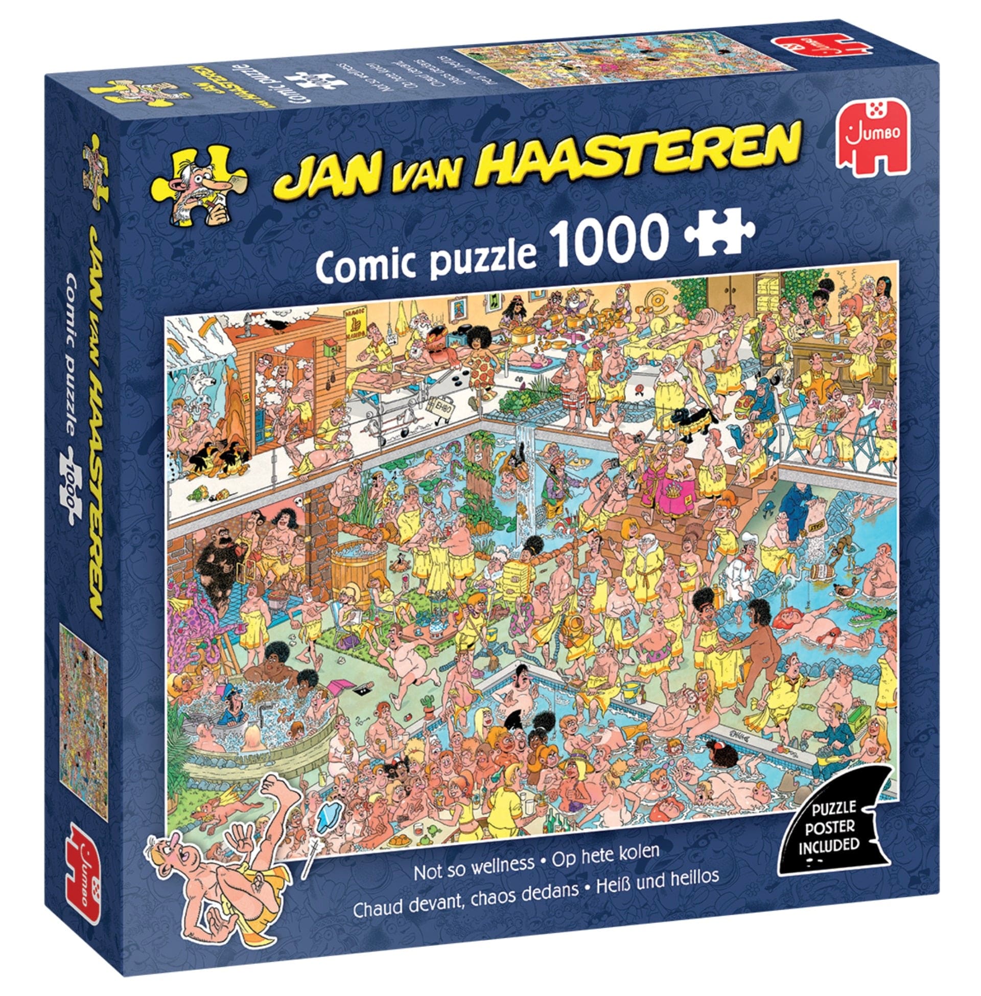 Jumbo Universalios dėlionės Jan van Haasteren - Not so wellness, 1000