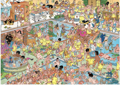 Jumbo Universalios dėlionės Jan van Haasteren - Not so wellness, 1000