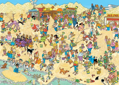 Jumbo Universalios dėlionės Jan van Haasteren - Sand Sculptures, 1000