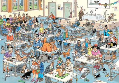 Jumbo Universalios dėlionės Jan van Haasteren The cat pageantry, 2000