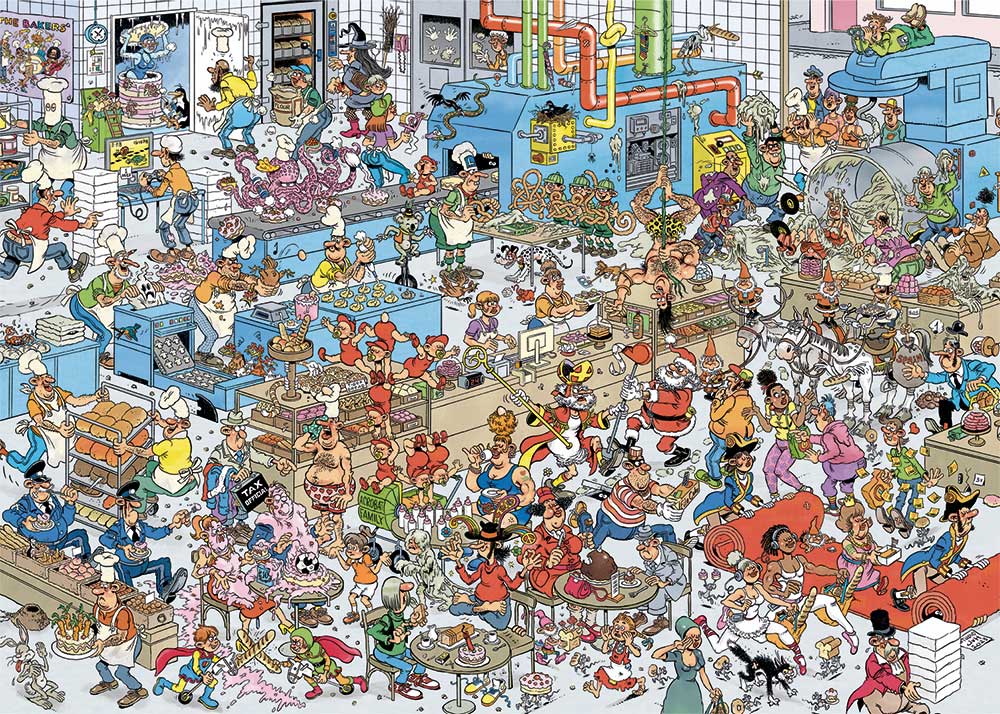 Jumbo Universalios dėlionės The Bakery, 1000