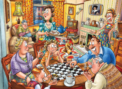 Jumbo Universalios dėlionės Wasgij Destiny 25 - Games Night, 1000